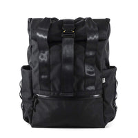 VerBockel Rolltop Backpack 2.0 'Un-Zipped' / Black Ballistic Nylon x ECOPAK™ EPX ’Fire Edition’ / Last 1