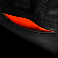 VerBockel Rolltop Backpack 2.0 'Un-Zipped' / Black Ballistic Nylon x ECOPAK™ EPX ’Fire Edition’ / Last 1