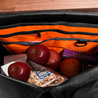 VerBockel Rolltop Backpack 2.0 'Un-Zipped' / Black Ballistic Nylon x ECOPAK™ EPX ’Fire Edition’ / Last 1