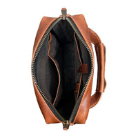 Defender DayTripper / Horween Cavalier Whiskey Leather x TexWax™ Autumn Plaid Wax Canvas