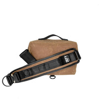 Insidious Jr. Sling / Horween Oxblood Chromexel® Leather x Desert TexWax™ Canvas x Buffalo Plaid Wax Canvas TexWax™ / Last 1