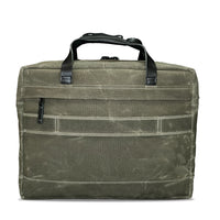 Epic 48 Hour Briefcase / Military Tent Inspired OD Wax Canvas x Coyote XPAC Edition / Ships in 3-6 Weeks