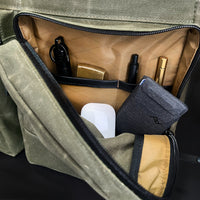 Epic 48 Hour Briefcase / Military Tent Inspired OD Wax Canvas x Coyote XPAC Edition / Ships in 3-6 Weeks