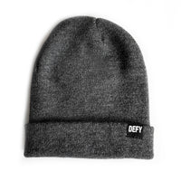 DEFY Grey Beanie / Low Stock