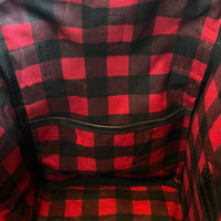 The Rover Backpack Horween Essex Rookery Leather Bundle x TexWax™ Buffalo Plaid Wax Canvas / Ships in 3-6 Weeks