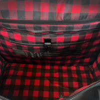 The Rover Backpack Horween Essex Rookery Leather Bundle x TexWax™ Buffalo Plaid Wax Canvas / Ships in 3-6 Weeks