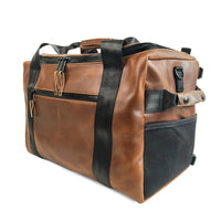 The Rover Backpack / Horween Whiskey Cavalier Leather x Buffalo Plaid Wax Canvas / Limited Edition