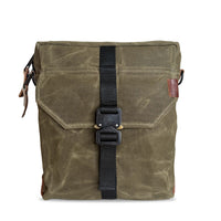 SHIPS IN 6-8 WEEKS / Defender DayTripper / Olive Drab TEXWAX™ Original Wax Canvas x TexWax™ Autumn Plaid Wax Canvas
