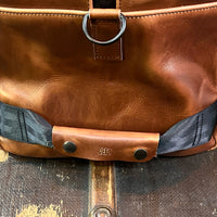 Bundle: R&R Weekender Horween Whiskey Cavalier Leather x TexWax™ Buffalo Plaid Wax Canvas / Ships in 8 Weeks