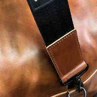 Bundle: R&R Weekender Horween Whiskey Cavalier Leather x TexWax™ Buffalo Plaid Wax Canvas / Ships in 8 Weeks