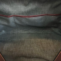 R&R Horween Oxblood Chromexcel® Leather x 6-oz. Japanese Denim Weekender / Ships in 4-5 Weeks