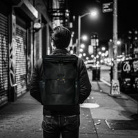 Menace Backpack 2.0 / Full Horween Essex Rookery Leather x TexWax™ Buffalo Plaid Wax Canvas Bundle / Limited