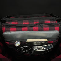 Menace Backpack 2.0 / Full Horween Essex Rookery Leather x TexWax™ Buffalo Plaid Wax Canvas Bundle / Limited