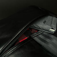 Menace Backpack 2.0 / Full Horween Essex Rookery Leather x TexWax™ Buffalo Plaid Wax Canvas Bundle / Limited