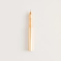 The Wren Brass Pen / Bundle with Tom's Ink / Milled in the UK