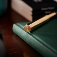 The Wren Brass Pen / Bundle with Tom's Ink / Milled in the UK