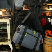 The Rover Backpack / Storm Grey X-Pac® X11 x X-Pac™ Hi-Vis Yellow