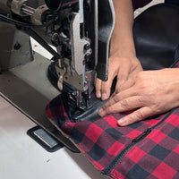 Bundle: R&R Weekender Horween Whiskey Cavalier Leather x TexWax™ Buffalo Plaid Wax Canvas / Ships in 8 Weeks