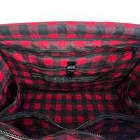 The Rover Backpack / Horween Whiskey Cavalier Leather x Buffalo Plaid Wax Canvas / Limited Edition