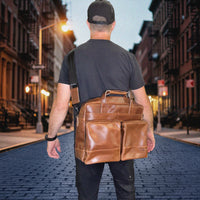 Epic 48 Hour Bundle / Horween Cavalier Whiskey Leather x TexWax™ Autumn Plaid Wax Canvas / Ships in 3-6 Weeks