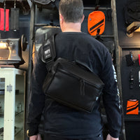 Insidious Jr. Sling / Horween Essex Rookery Leather x TexWax™ Buffalo Plaid Wax Canvas Bundle / Ships in 5-8 Weeks