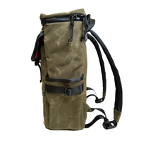 Menace Backpack 2.0 / Olive Drab TexWax™ x TexWax™ Buffalo Plaid Wax Canvas / Ships in 6-10 Weeks