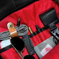 Bucktown Backpack / Black TexWax™ Canvas x Horween Cavalier Whiskey Leather x 'Redrum' X-Pac™ Bundle / Last 1