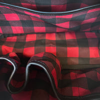 Insidious Jr. Sling / Horween Essex Rookery Leather x TexWax™ Buffalo Plaid Wax Canvas Bundle / Ships in 5-8 Weeks