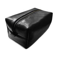 Dopp Kit / Horween Essex Rookery Leather x Buffalo Plaid Wax Canvas