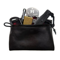 Project Horween Essex Rookery Leather x TexWax™ Buffalo Plaid Wax Canvas 3 Pouch Bundle / Ships in 1 Week