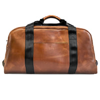 Bundle: R&R Weekender Horween Whiskey Cavalier Leather x TexWax™ Buffalo Plaid Wax Canvas / Ships in 8 Weeks