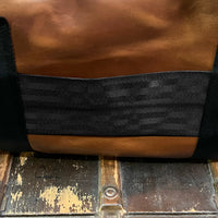 Bundle: R&R Weekender Horween Whiskey Cavalier Leather x TexWax™ Buffalo Plaid Wax Canvas / Ships in 8 Weeks