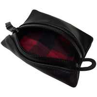 Project Horween Essex Rookery Leather x TexWax™ Buffalo Plaid Wax Canvas 3 Pouch Bundle / Ships in 1 Week