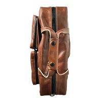 Epic 48 Hour Bundle / Horween Cavalier Whiskey Leather x TexWax™ Autumn Plaid Wax Canvas / Ships in 3-6 Weeks