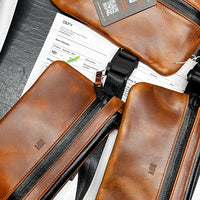 Nefarious 'Naked' Edition / Horween Cavalier Whiskey Leather / Ships in 3-6 Weeks