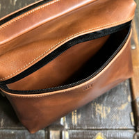 The Parker Pack 2.0 / Horween Cavalier Whiskey Leather / Ships in 4-6 Weeks