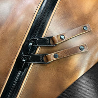 Bundle: R&R Weekender Horween Whiskey Cavalier Leather x TexWax™ Buffalo Plaid Wax Canvas / Ships in 8 Weeks