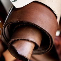 Dopp Kit / Horween Whiskey Cavalier Leather x TexWax™ Autumn Plaid Wax Canvas / Low Stock