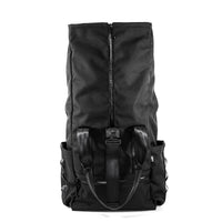 VerBockel Rolltop Backpack 2.0 'Un-Zipped' / Black Ballistic Nylon x ECOPAK™ EPX ’Fire Edition’ / Last 1