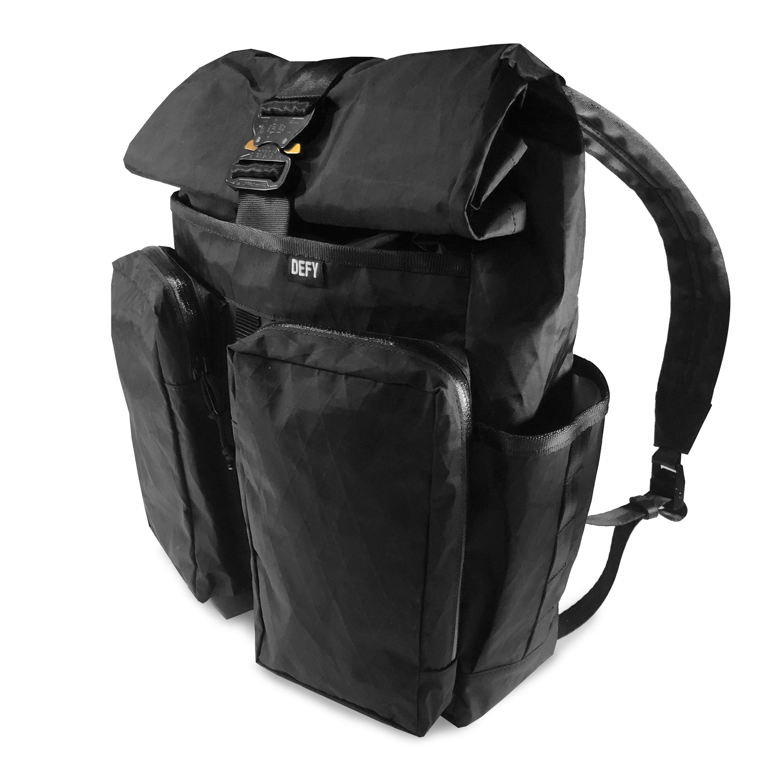 VerBockel 'Day Pack' Roll Top Backpack 2.0 | Black X-Pac – DEFY