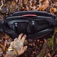 Insidious Sling / Ballistic Nylon + Horween Oxblood Chromexel® Leather / Last 1