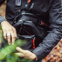 Insidious Sling / Ballistic Nylon + Horween Oxblood Chromexel® Leather / Last 1