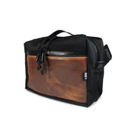 Insidious Jr. Sling / Horween Cavalier Whiskey Leather + Ballistic Nylon Edition