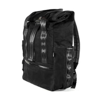 VerBockel Roll Top Backpack 2.0 'Un-Zipped' / Black TexWax™ Canvas / Ships in 3-6 Weeks