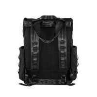 VerBockel Roll Top Backpack 2.0 'Un-Zipped' / Black TexWax™ Canvas / Ships in 3-6 Weeks