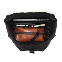 VerBockel Roll Top Backpack 2.0 'Un-Zipped' / Black TexWax™ Canvas / Ships in 3-6 Weeks