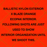 Recon Mashup 2.0 'Fire Edition' Ballistic Nylon x ECOPAK™ EPX Blaze Orange