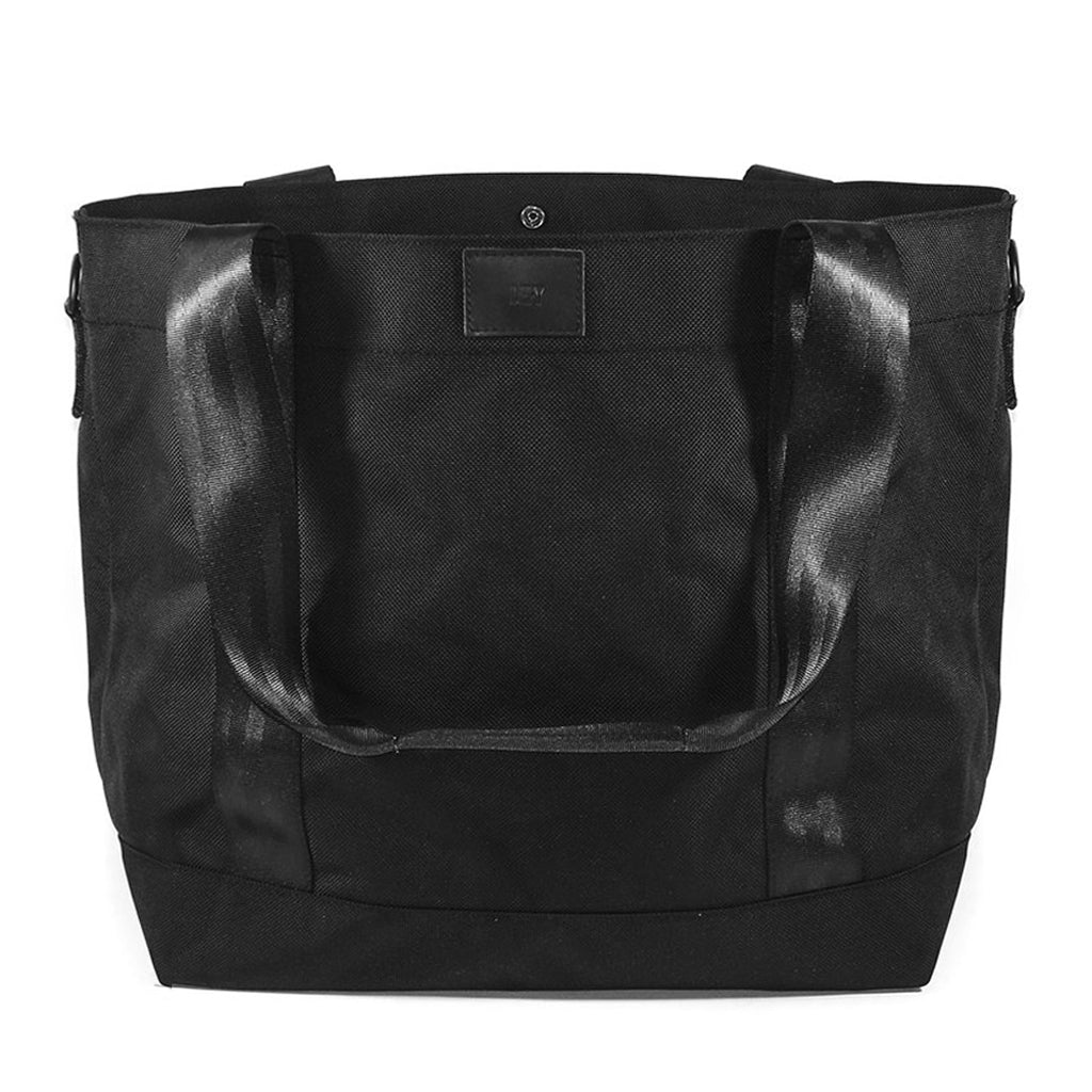 Extra LARGE Leather TOTE Bag With Pockets and ZIPPER / Black -  Israel