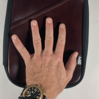 The Void Horween Oxblood Chromexel® Leather x Ballistic Nylon Admin Pouch / Large