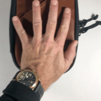 The Void Horween Cavalier Whiskey Leather x Ballistic Nylon Admin Pouch / Small